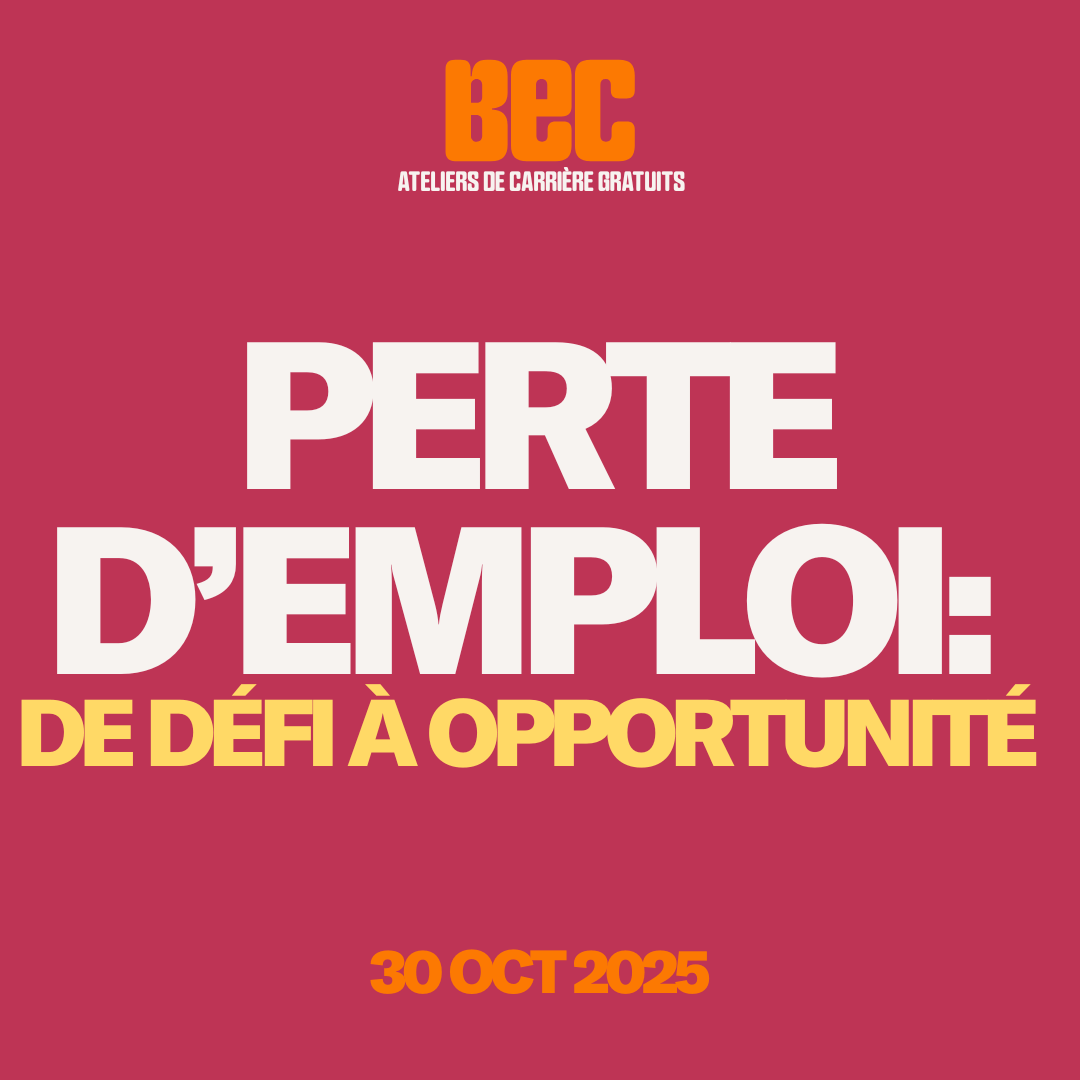 Atelier : Perte d’emploi - de défi à opportunité