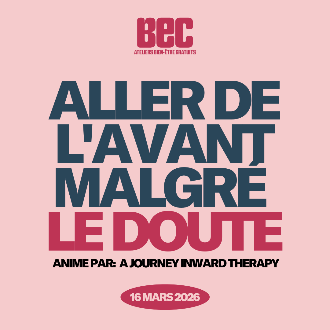 FREE WELLNESS WORKSHOP: Aller de l'avant malgré le doute