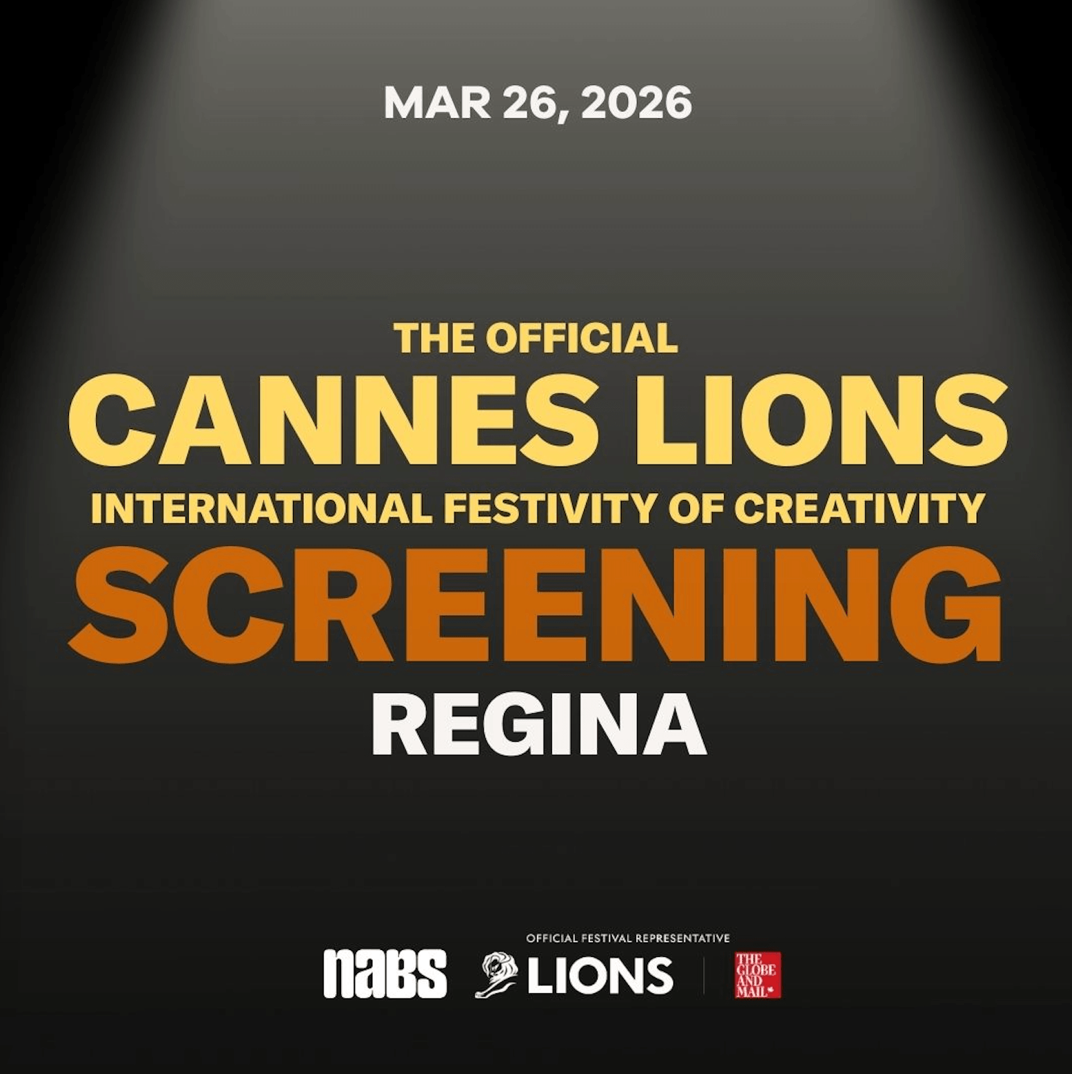 Cannes Lions Screening Regina
