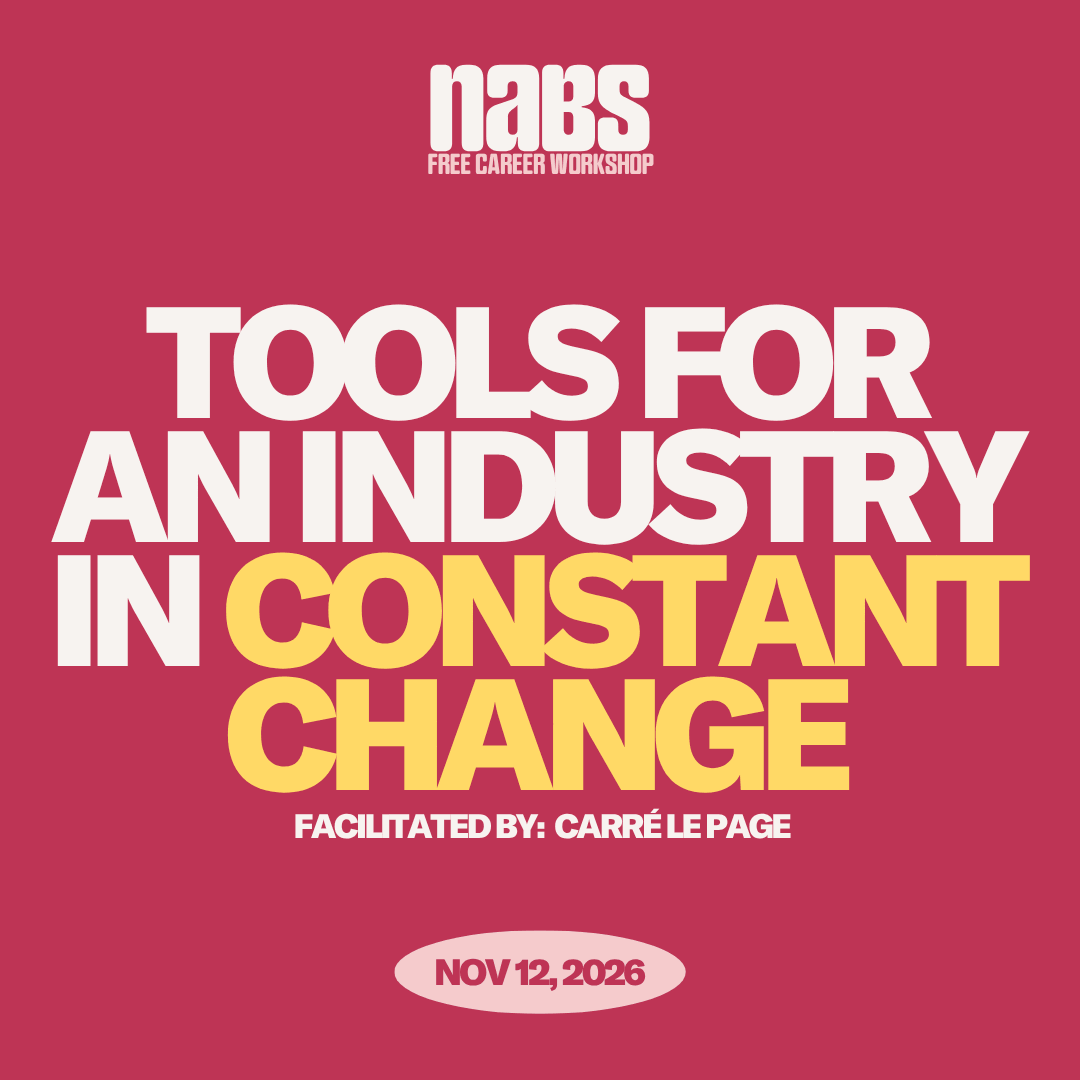 FREE CAREER WORKSHOP: Tools for an Industry in Constant Change